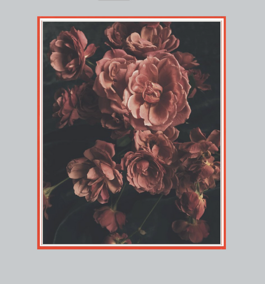 Saint Therese Dark Floral Print - Ashley Woodson Bailey