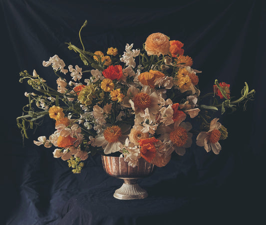 Take My Breath Away Dark Floral Print - Ashley Woodson Bailey