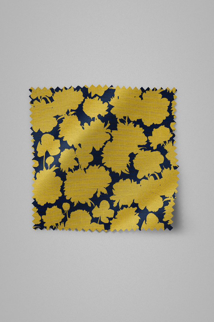 Cleo Vivid Floral Fabric - Ashley Woodson Bailey