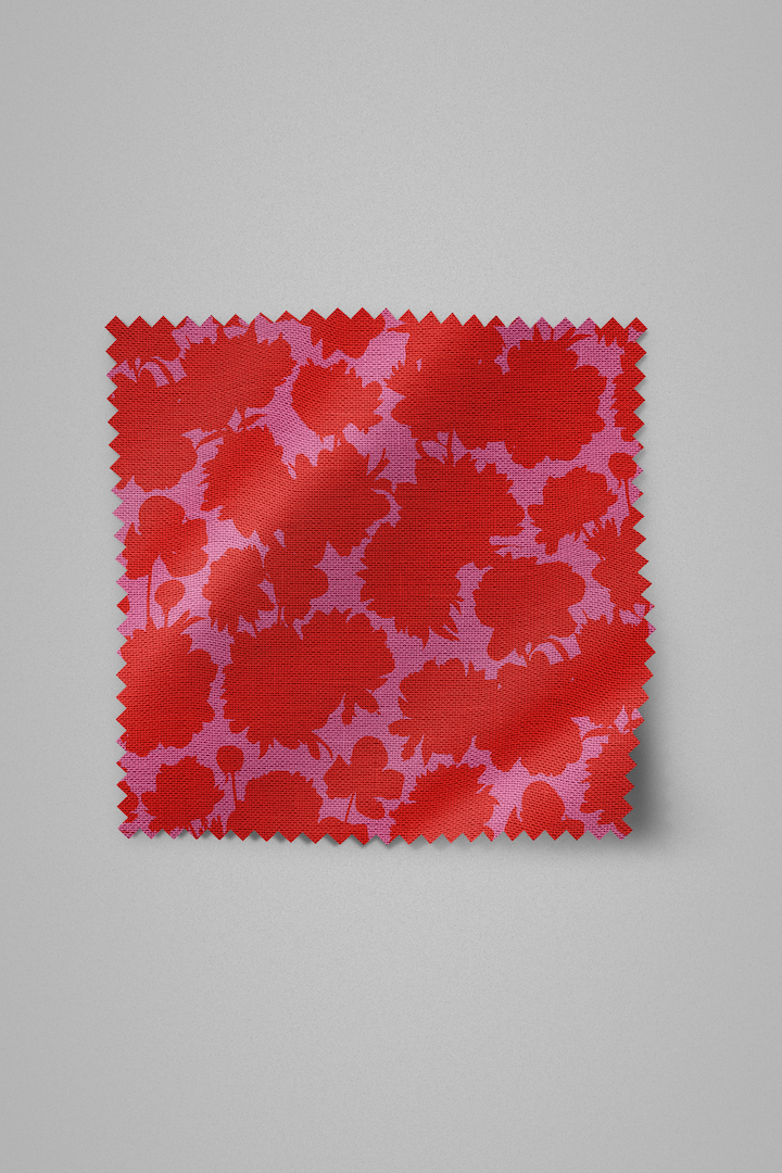 Cleo Vivid Floral Fabric - Ashley Woodson Bailey
