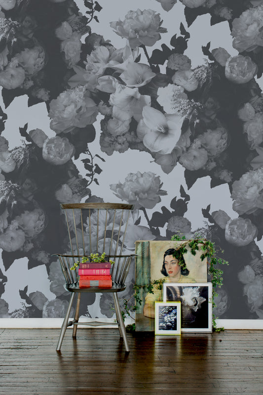Dutch Love Silver Wallpaper - Ashley Woodson Bailey