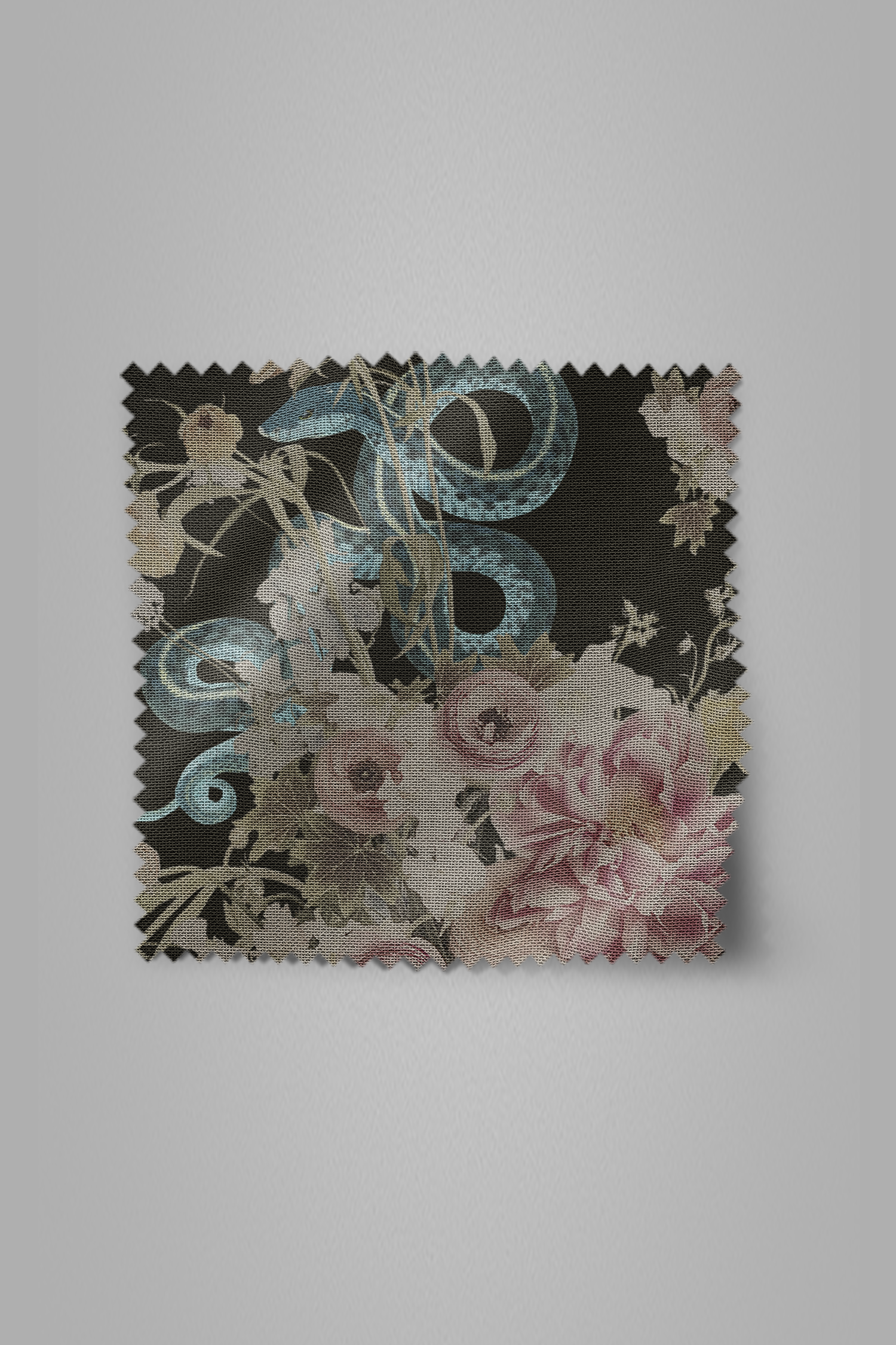 Fay Dark Floral Fabric - Ashley Woodson Bailey