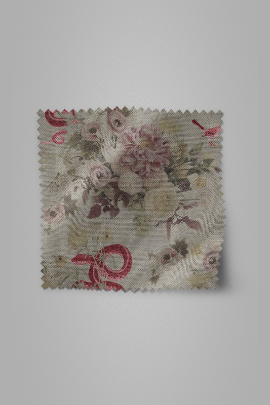 Fay Light Floral Fabric - Ashley Woodson Bailey