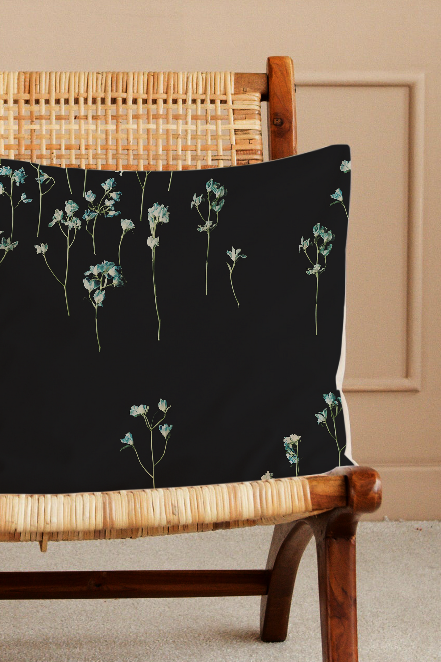 Josephine Dark Floral Fabric - Ashley Woodson Bailey