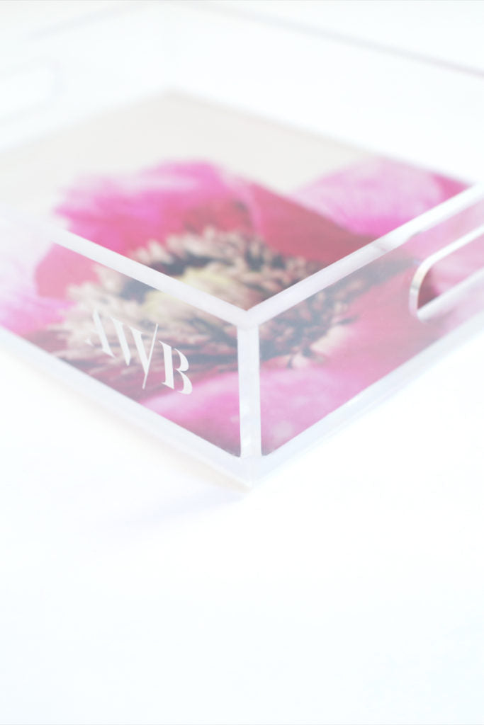 Yes, Please Light and Vibrant Floral Tray - Ashley Woodson Bailey