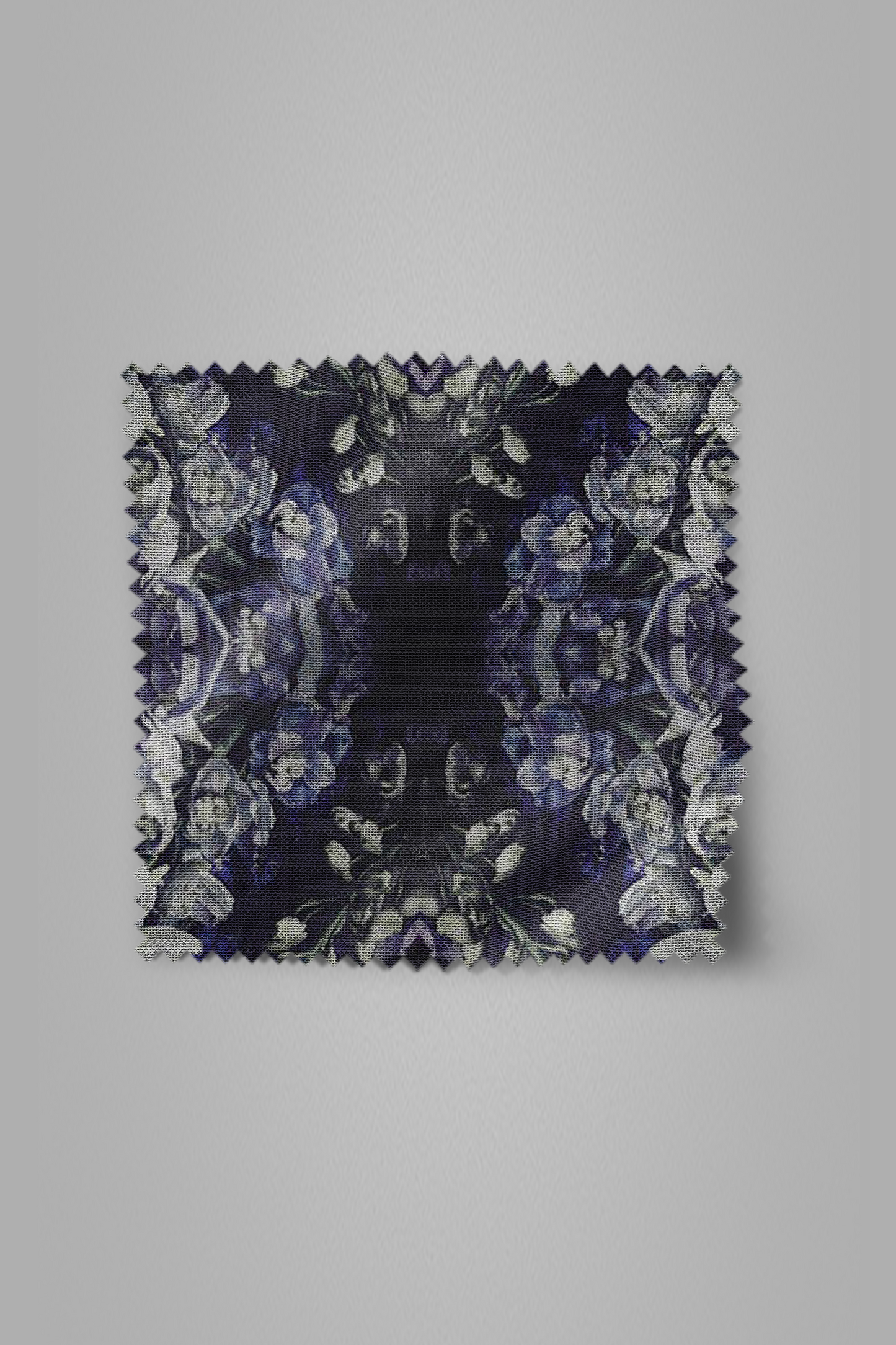Storm Dark Floral Fabric - Ashley Woodson Bailey
